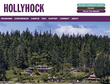 Tablet Screenshot of hollyhock.ca